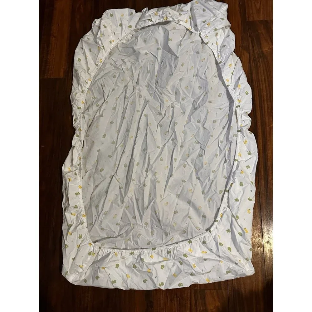 Carter’s Just One You Dragonflies Frogs Ducks RARE PATTERN‎ Fitted Crib Sheet